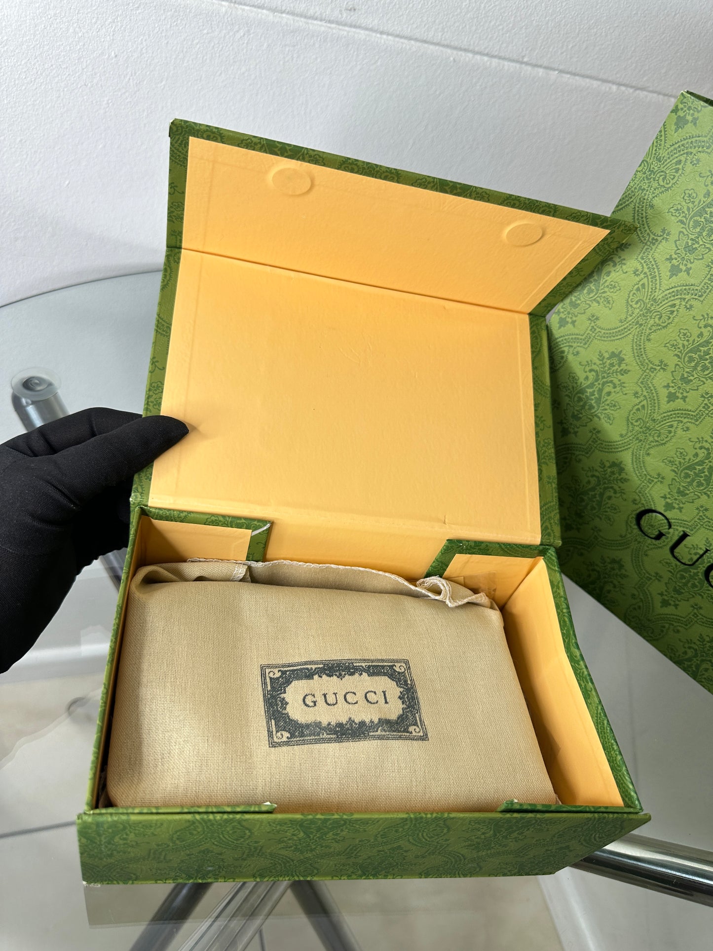 Denim Buckle Mini Flap Bag