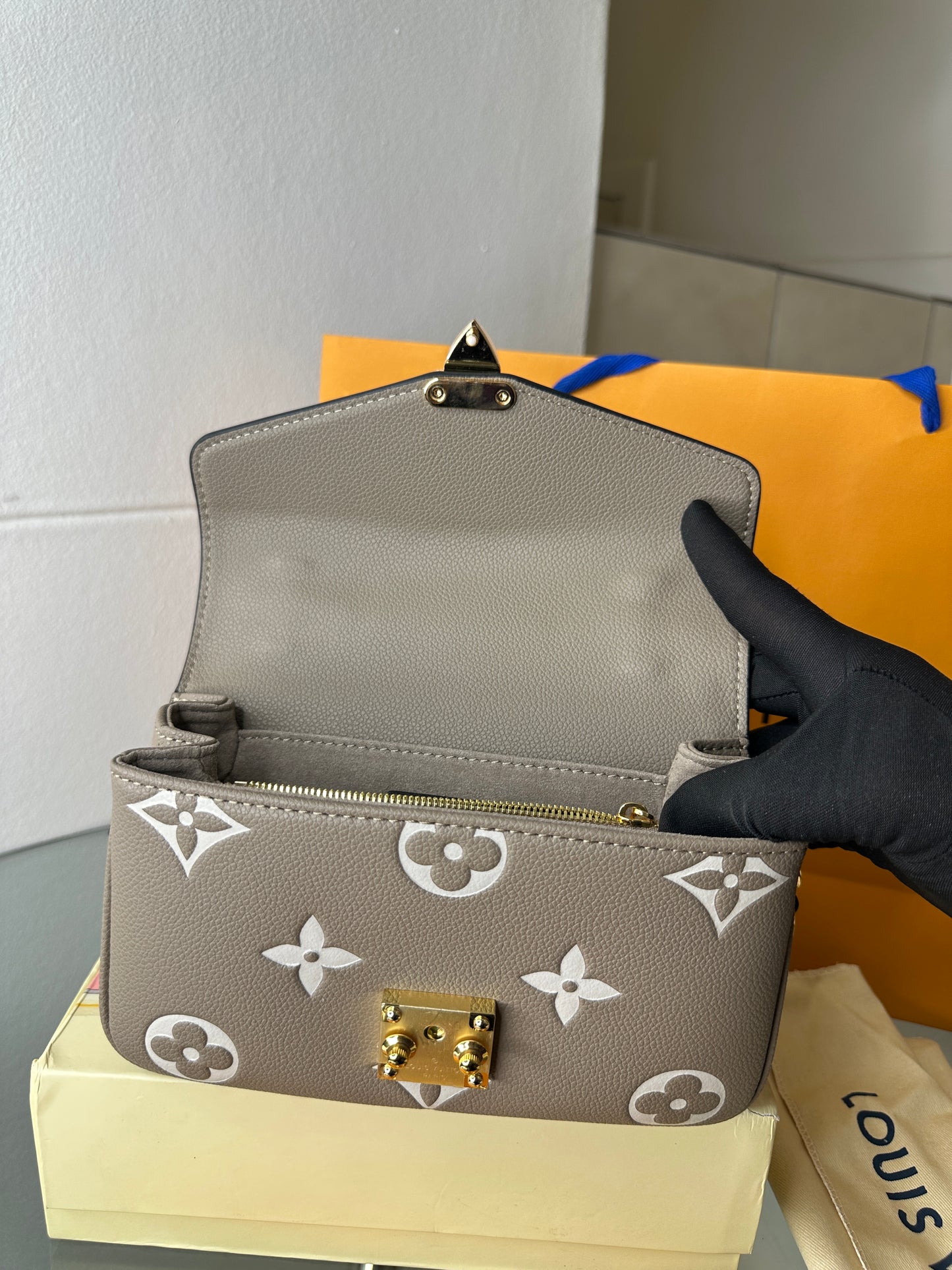 Frosted Luxe Satchel Flap Bag