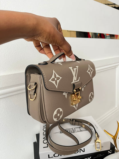 Frosted Luxe Satchel Flap Bag