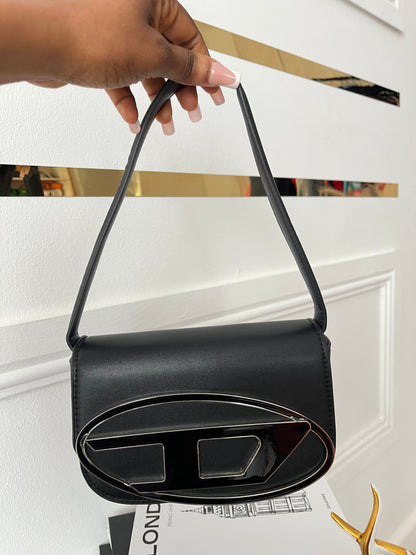 Black Oval Bag
