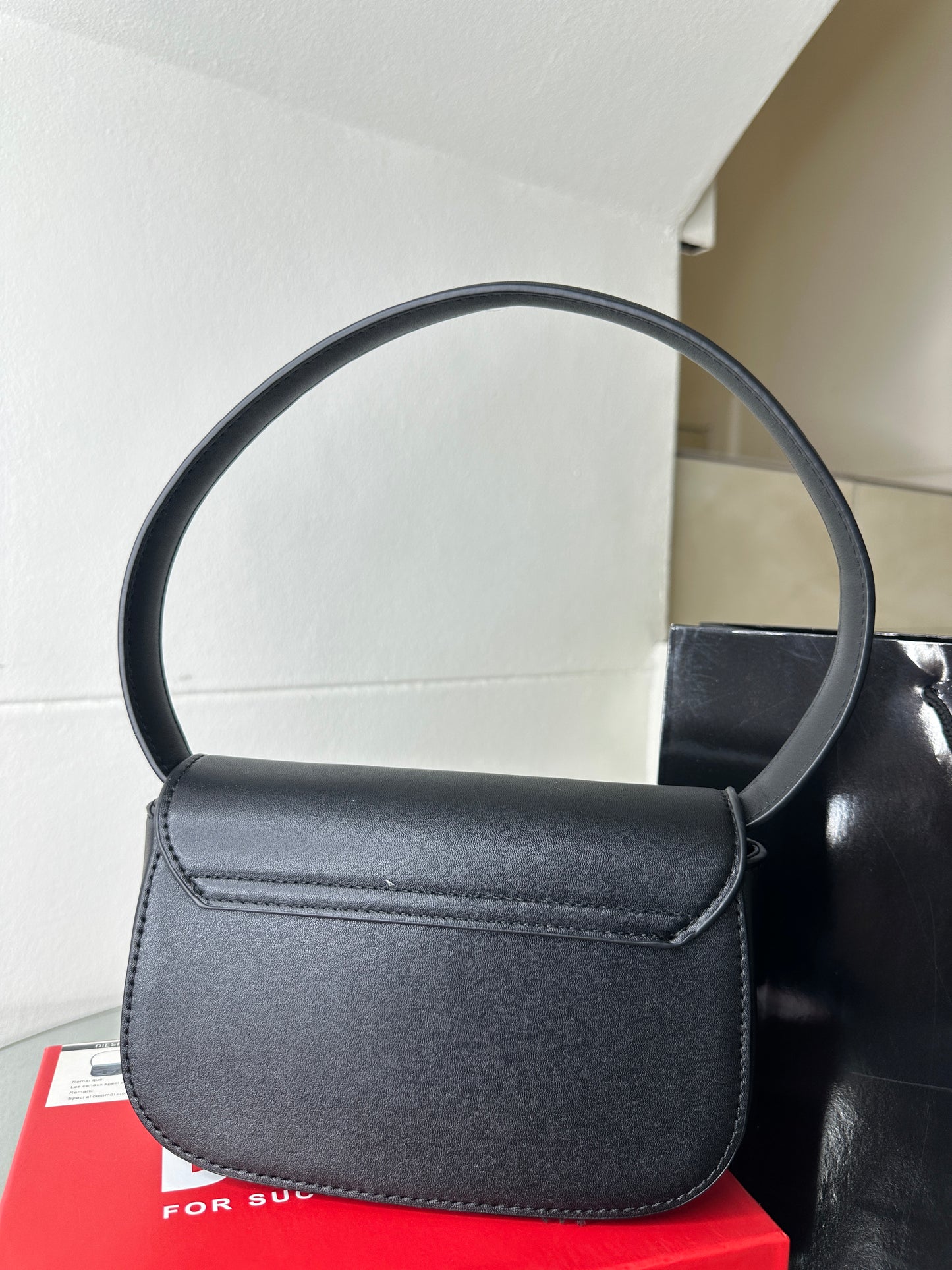Black Oval Bag