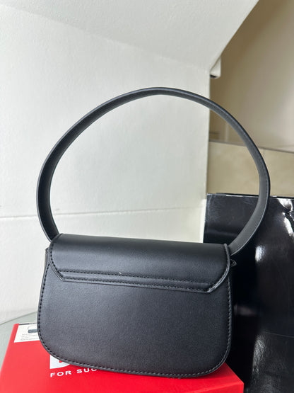 Black Oval Bag