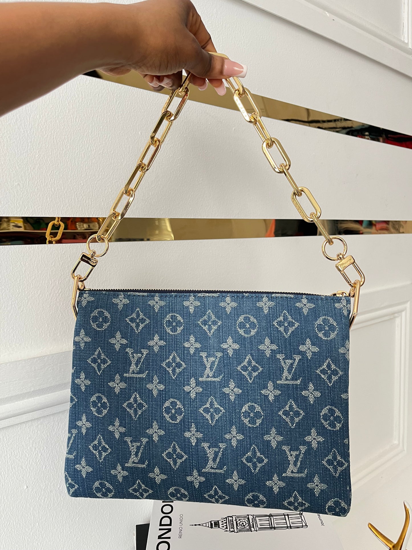 Ophelia Denim Bag & Sneakers