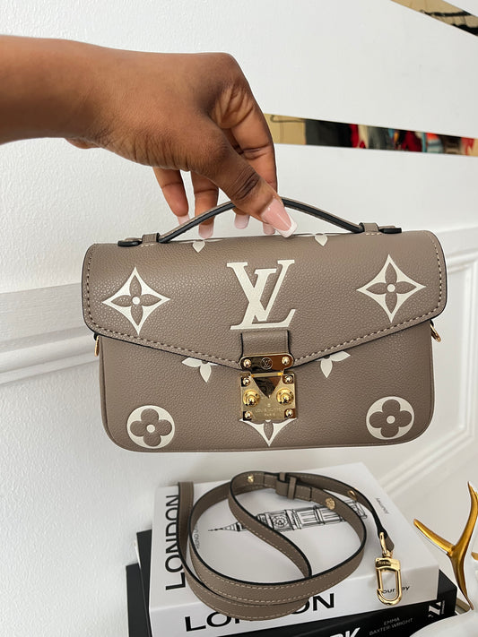 Frosted Luxe Satchel Flap Bag