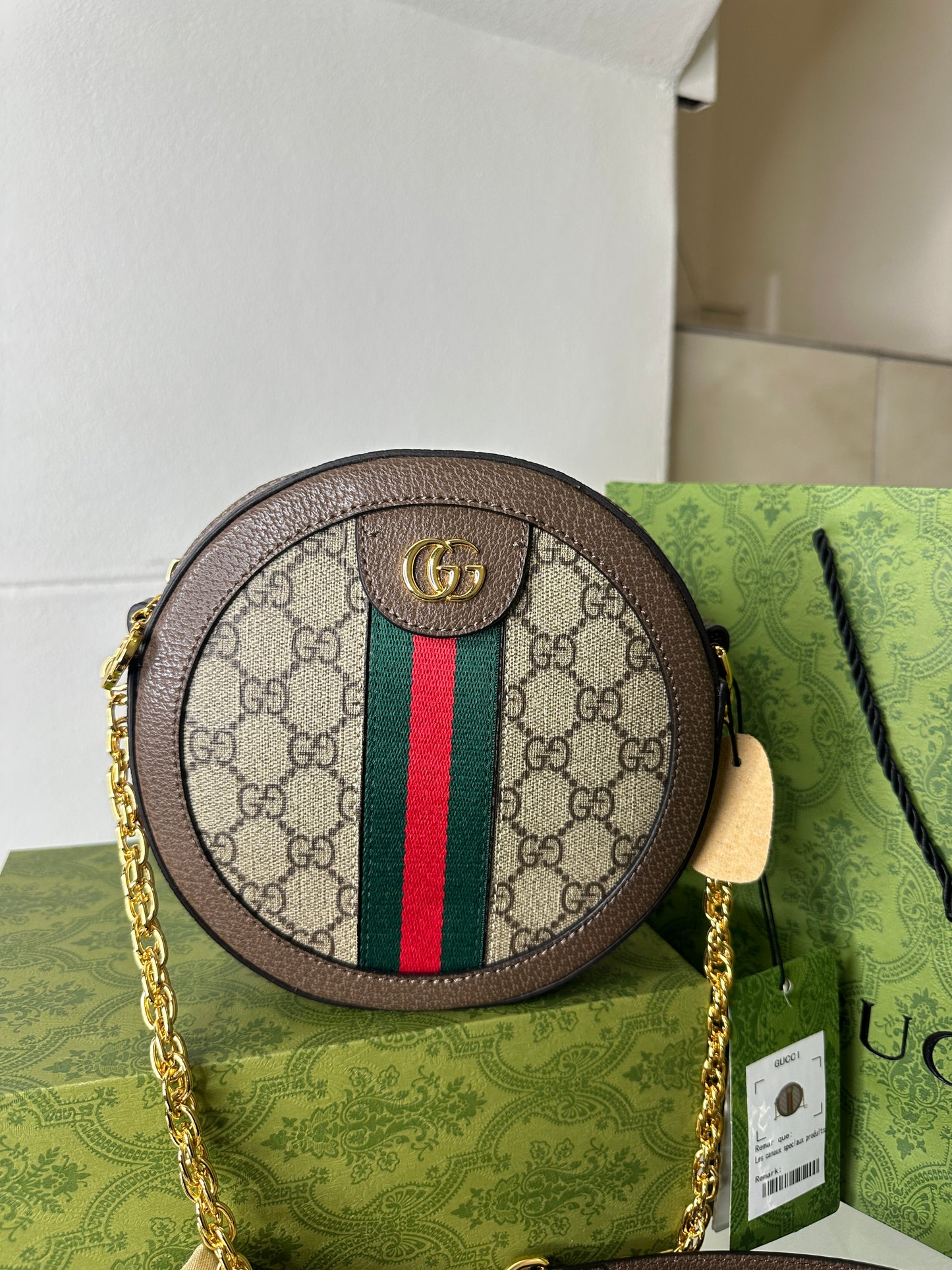 Retro Circle Luxe Crossbody Bag