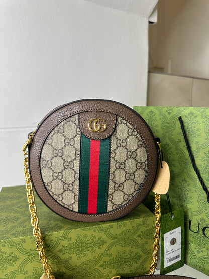 Retro Circle Luxe Crossbody Bag