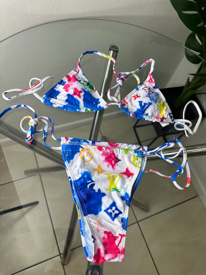 Belen Bikini & Slides Pink