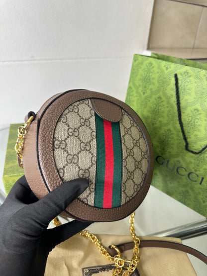 Retro Circle Luxe Crossbody Bag