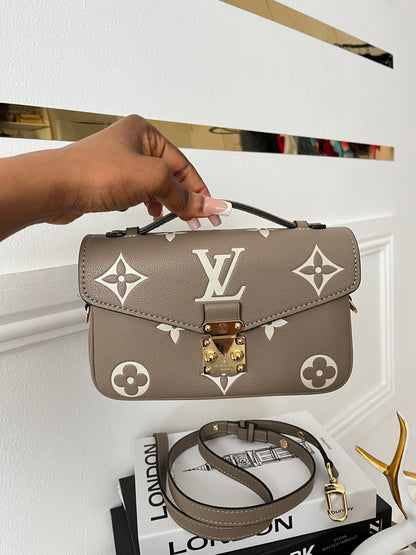 Frosted Luxe Satchel Flap Bag