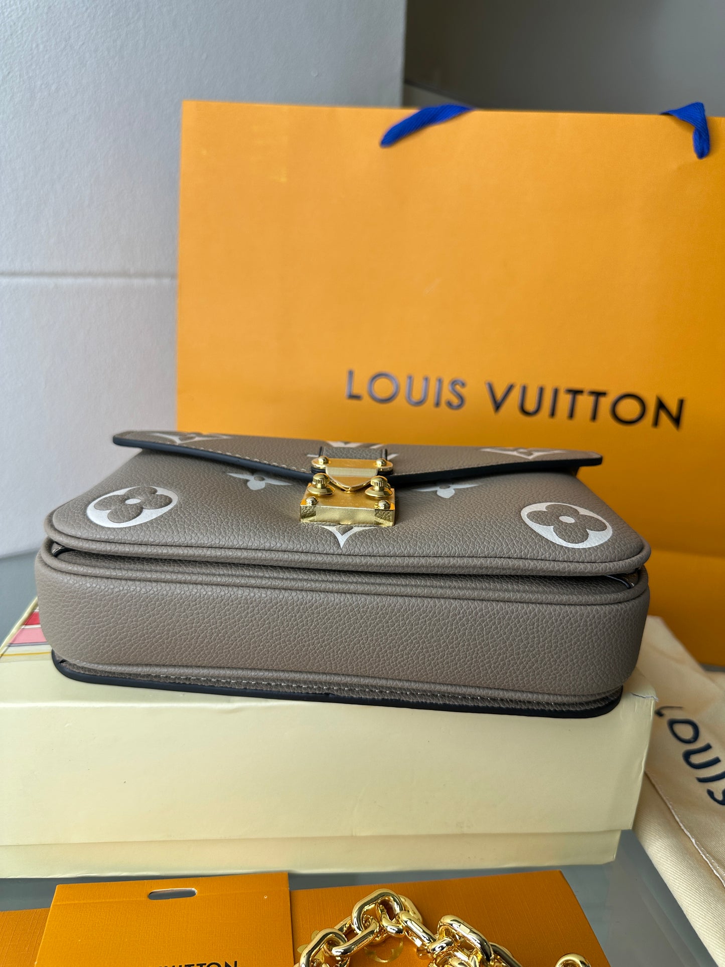 Frosted Luxe Satchel Flap Bag