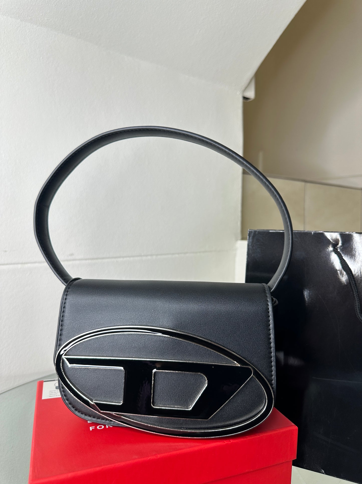 Black Oval Bag