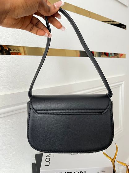 Black Oval Bag