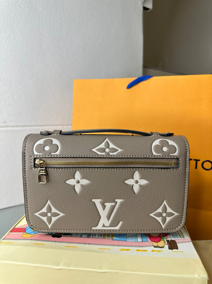 Frosted Luxe Satchel Flap Bag