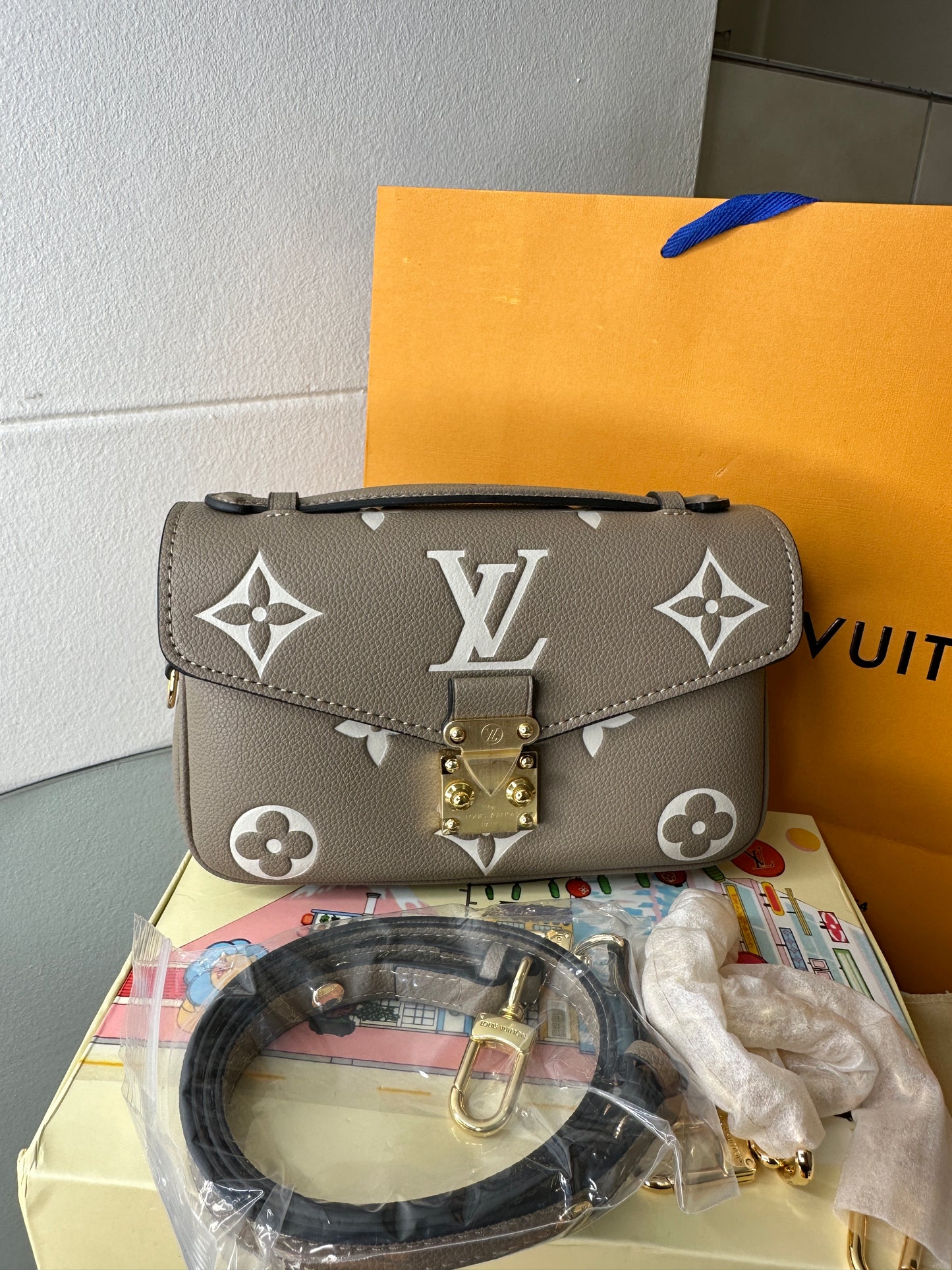 Frosted Luxe Satchel Flap Bag