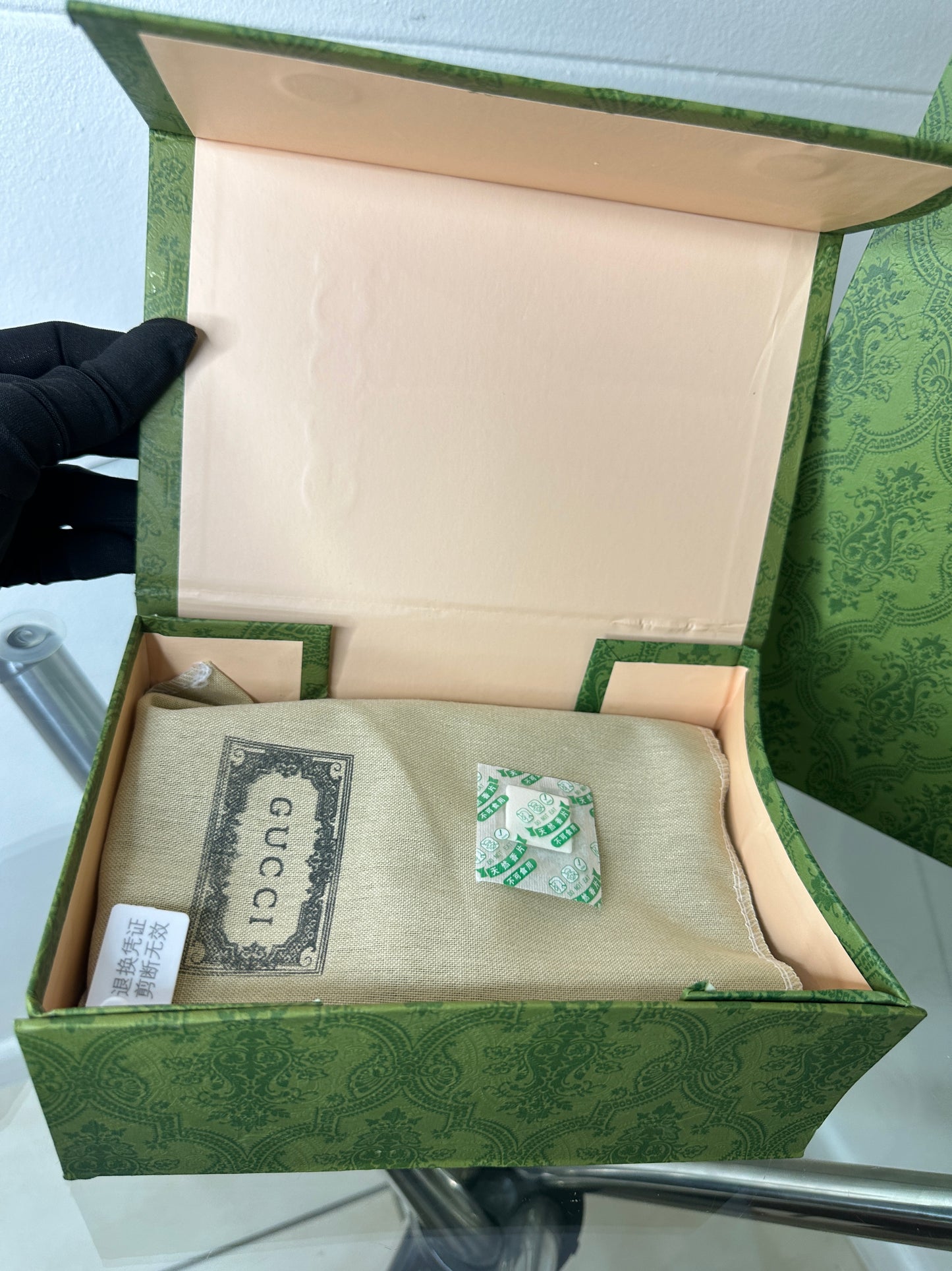 Noir Monogram Clasp Mini Bag