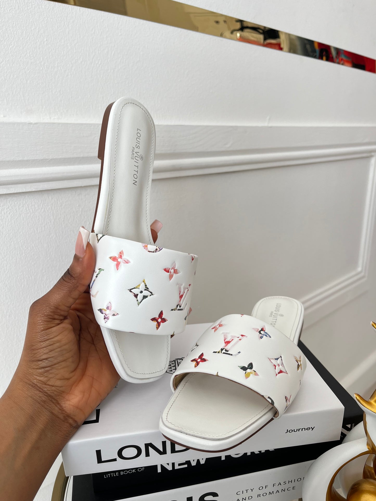 Ophelia Colorful Bag & Slides