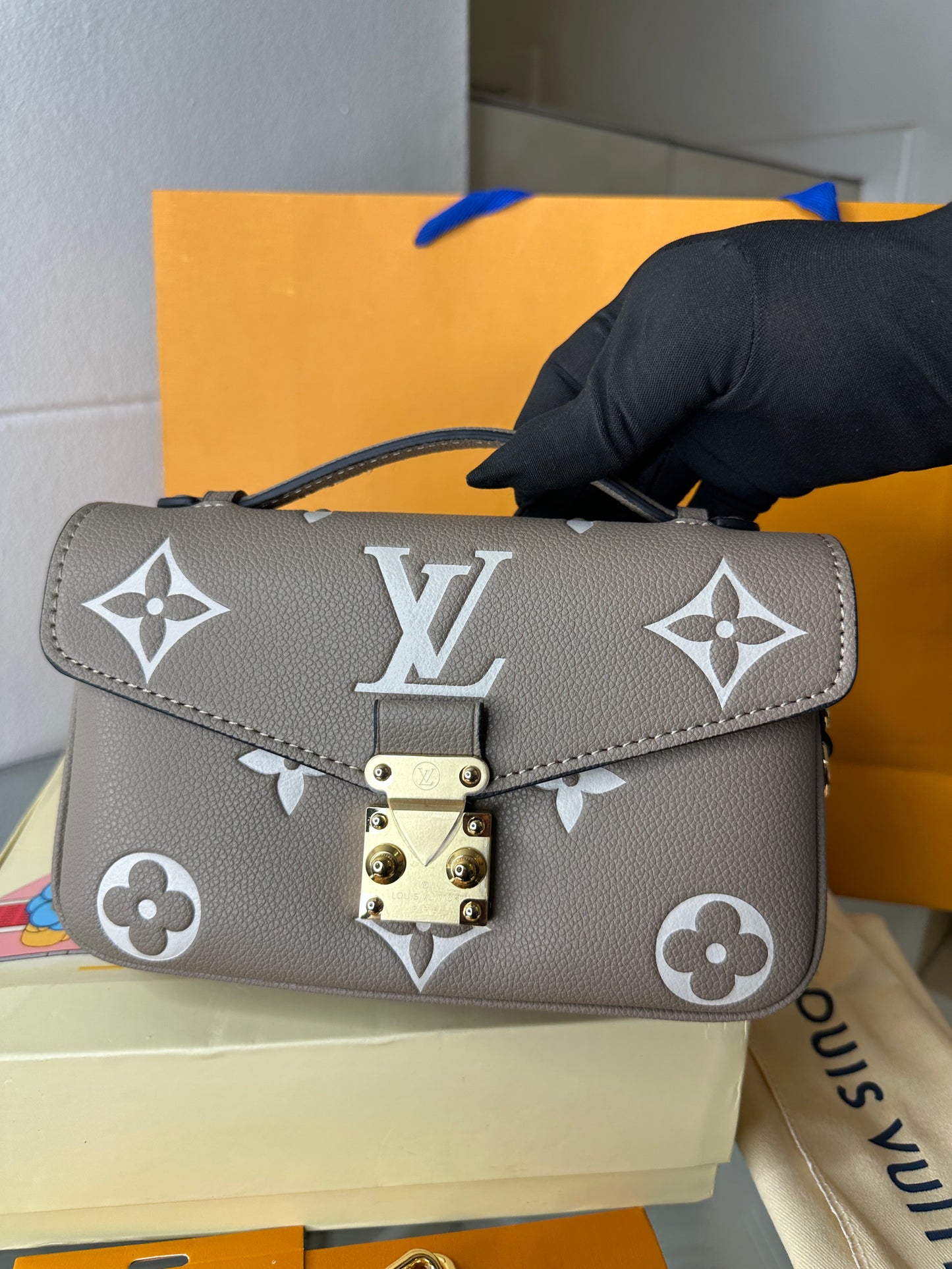 Frosted Luxe Satchel Flap Bag