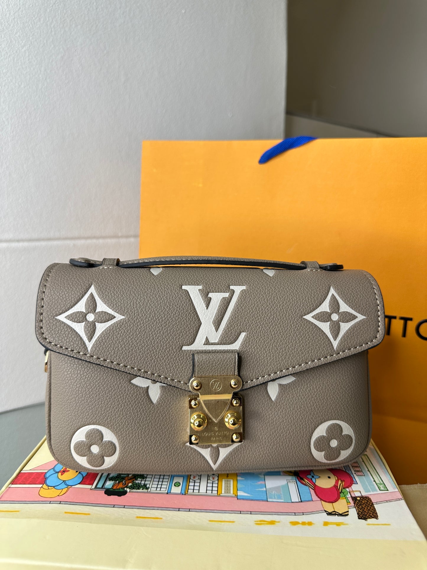 Frosted Luxe Satchel Flap Bag