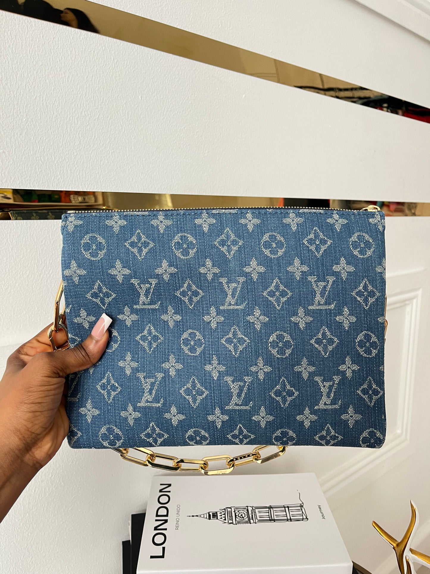 Ophelia Denim Bag & Sneakers