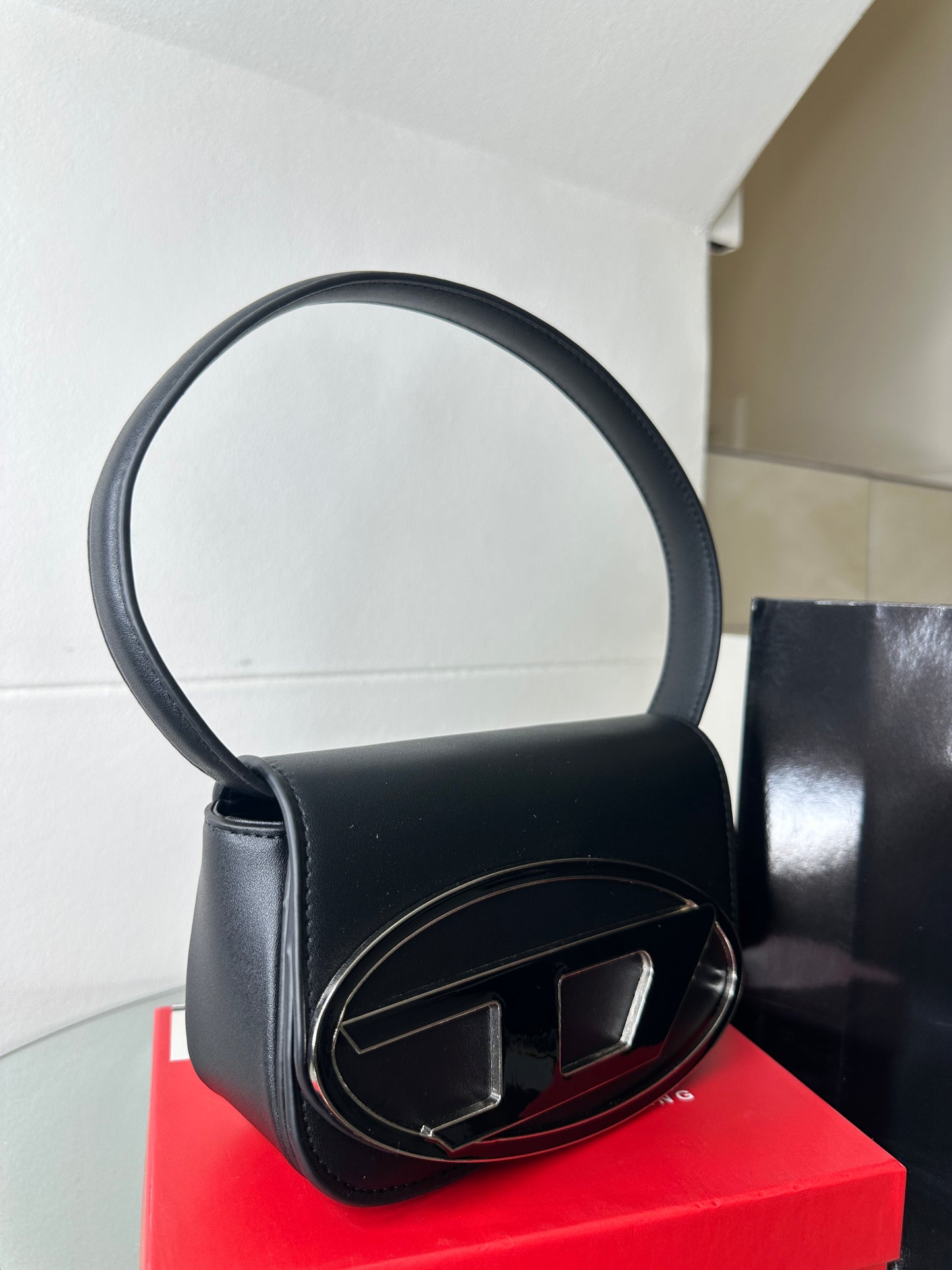 Black Oval Bag
